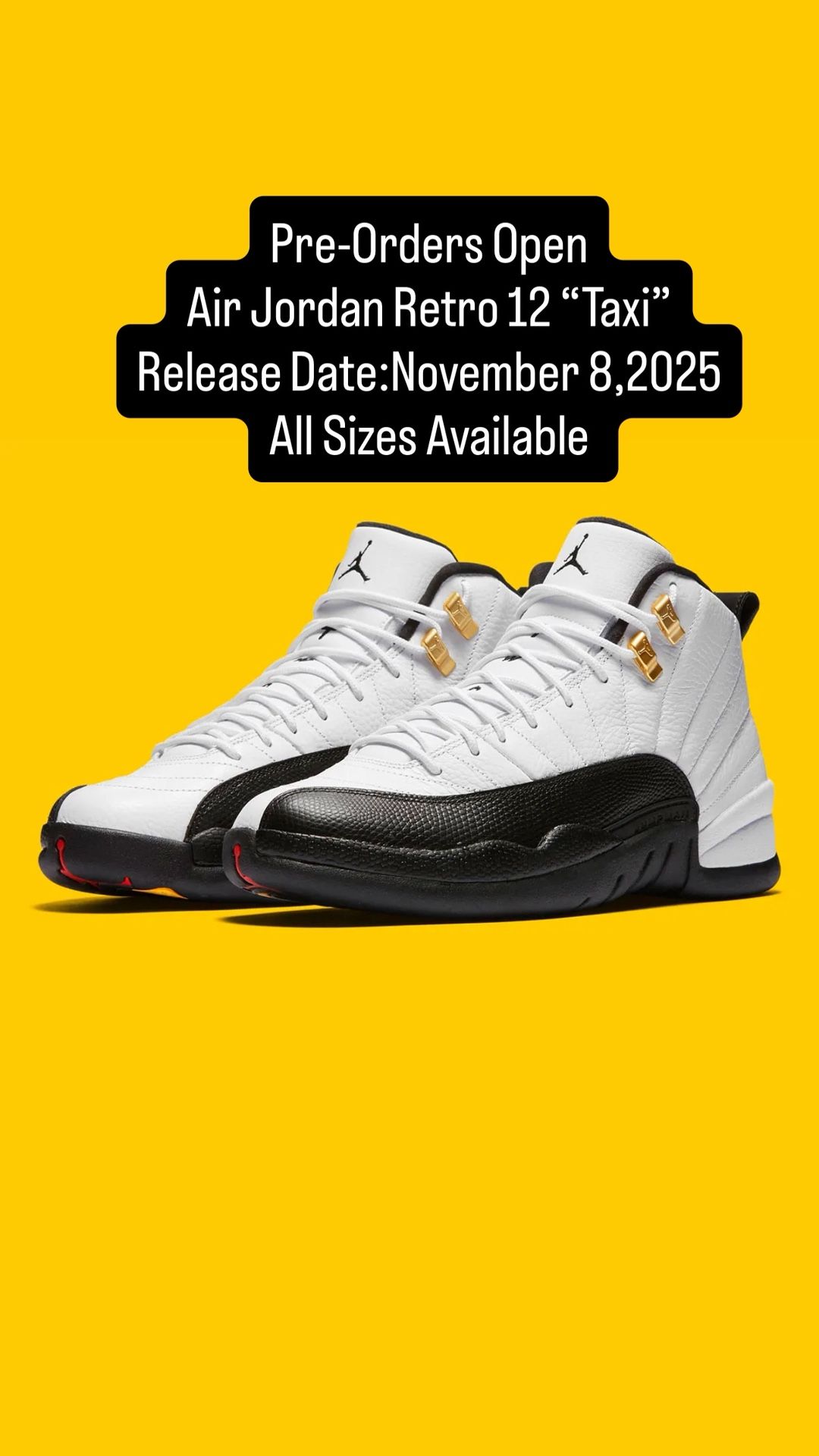 Air Jordan Retro 12 Taxi