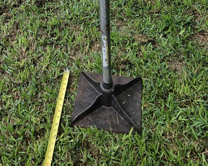 KOBALT Cast Iron Head Tamper with Cushioned Grip - 48-in Steel Handle