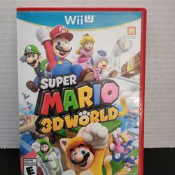 Super Mario 3D World (Nintendo Wii U, 2013) Complete, Used
