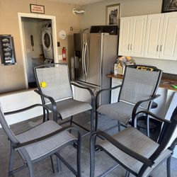 4 High Top Chairs NEW