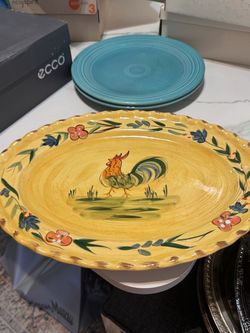Ceramic Rooster Plate