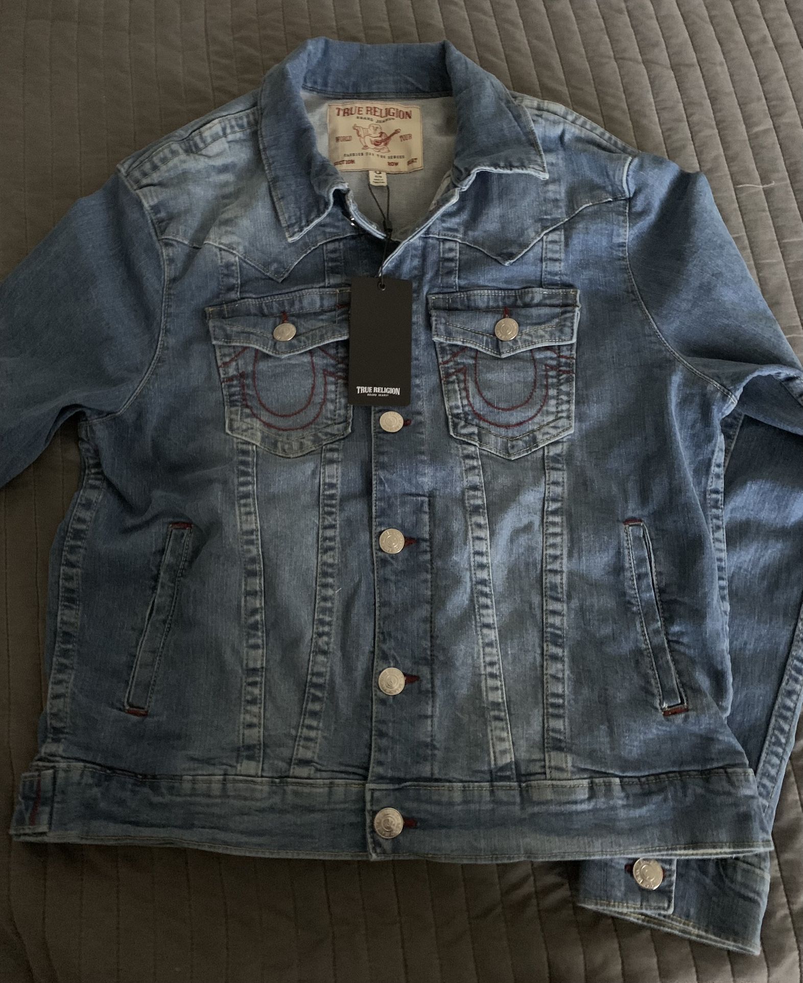 True Religion Trucker Jacket/ Color Medium Duster/ Size Medium