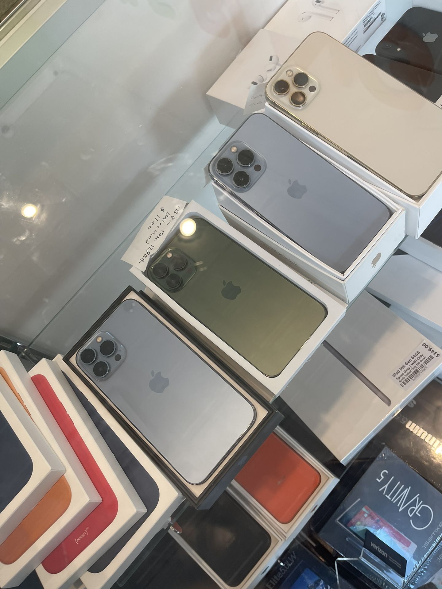 Unlocked Apple iPhone 13 128GB Blue for All Carrier 14 Sprint XS 12 Cricket Max 11 Att Tmobile Pro Boost Spectrum X Verizon XR
