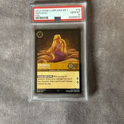 Lorcana Rapunzel Gifted With Healing Foil PSA 10
