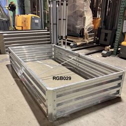 New 6x3x1.5 Ft Galvanized Raised Planter Box Metal Garden Bed Plant Outdoor