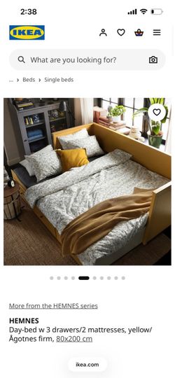 Gently used bed