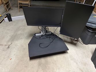 LG MONITORS (3) with stand