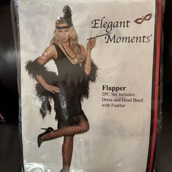 Flapper Halloween Costume Set