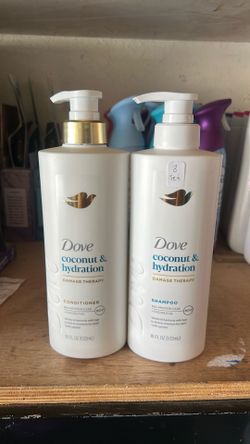 Dove.   Shampoo and conditioner.    18.oz. 8 set