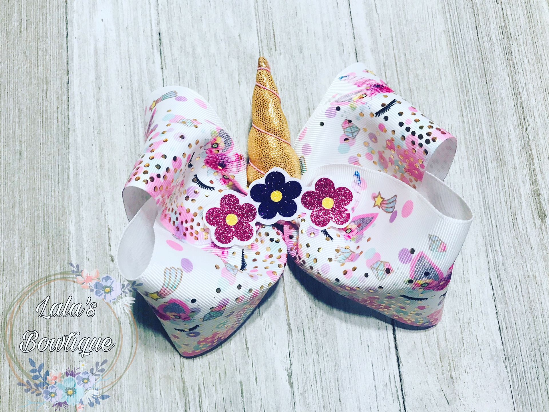 Unicorn boutique bow