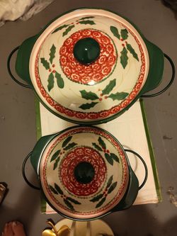 Two Temp-tation Christmas Ovenware Sets New Great Christmas Gift