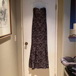 Black Lace Formal Dress