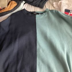 Fleece Double Color Sweater