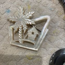 Mother Of Pearl Brooch 