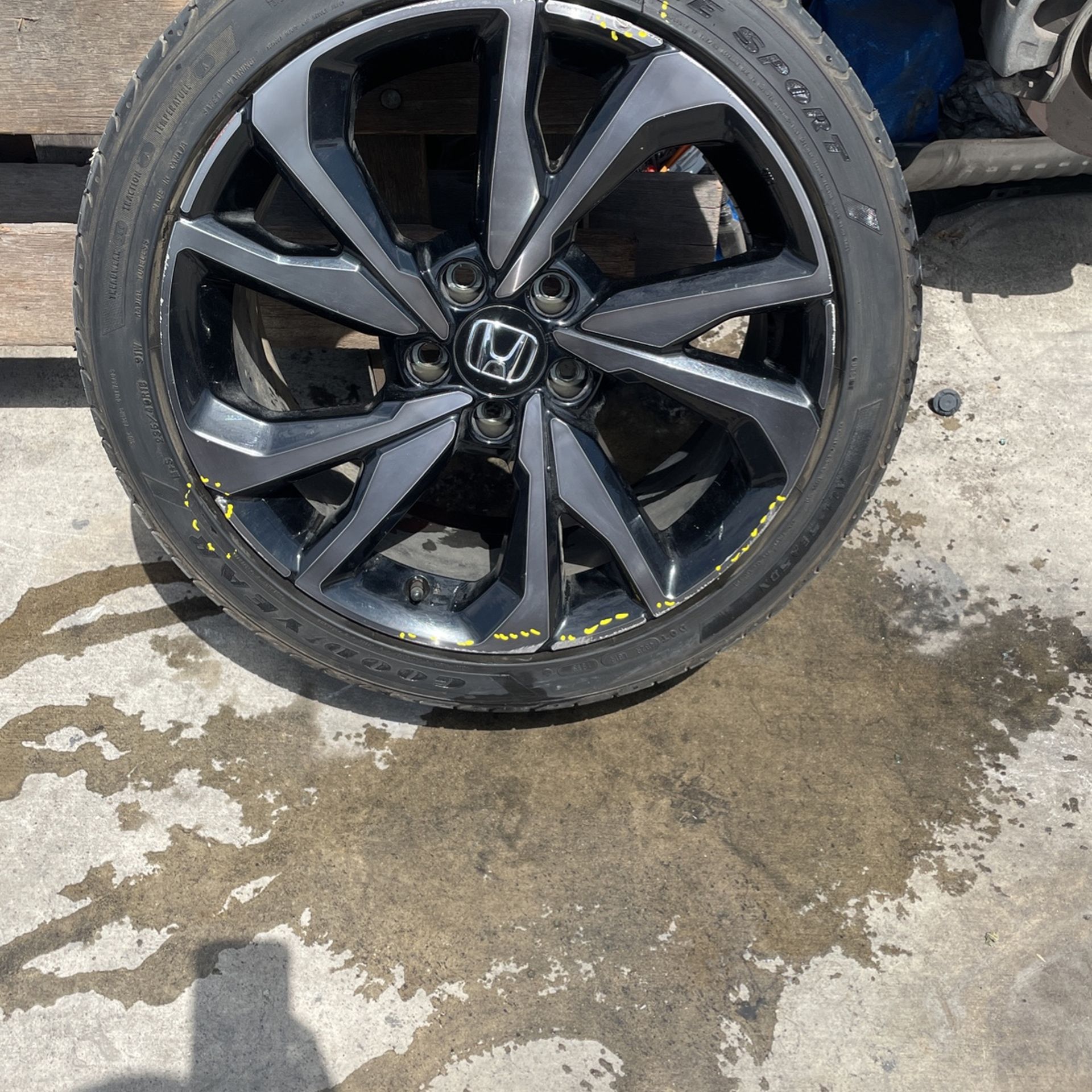 1 Rim Honda Civic 2019 2020 2021 Sport