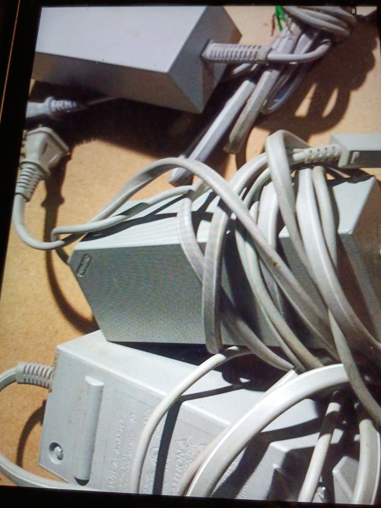NINTENDO WII GENUINE OEM OFFICIAL AC POWER SUPPLY BRICK CABLE CORD PLUG WALL