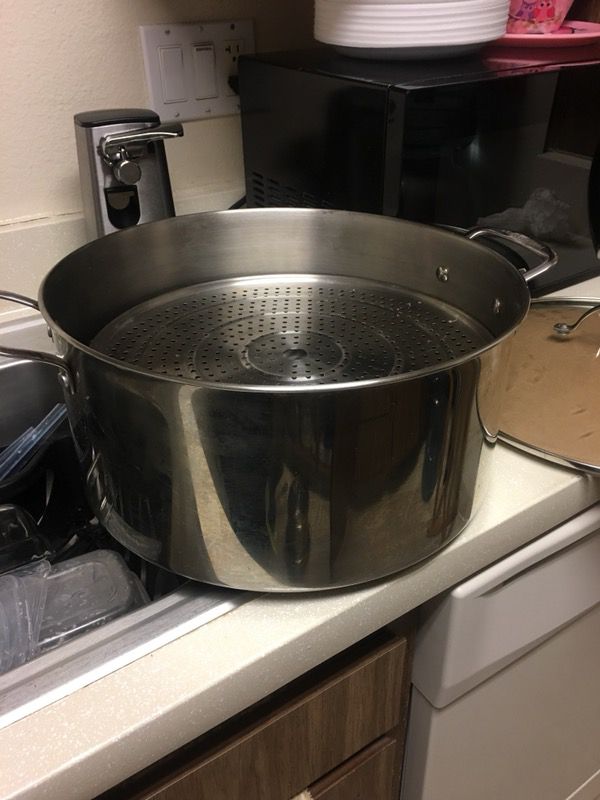Princess House olla tamalera 32 qt acero inoxidable for Sale in Temecula,  CA - OfferUp