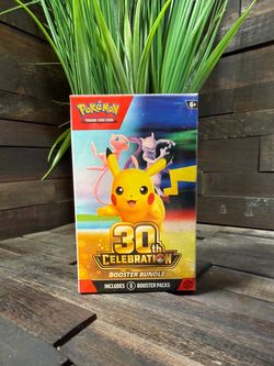 Pokemon Center 30th Anniversary Booster Bundle New Sealed