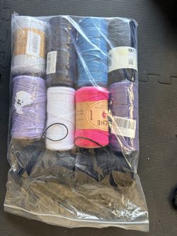 10 Rolls 2mm Macrame Cord