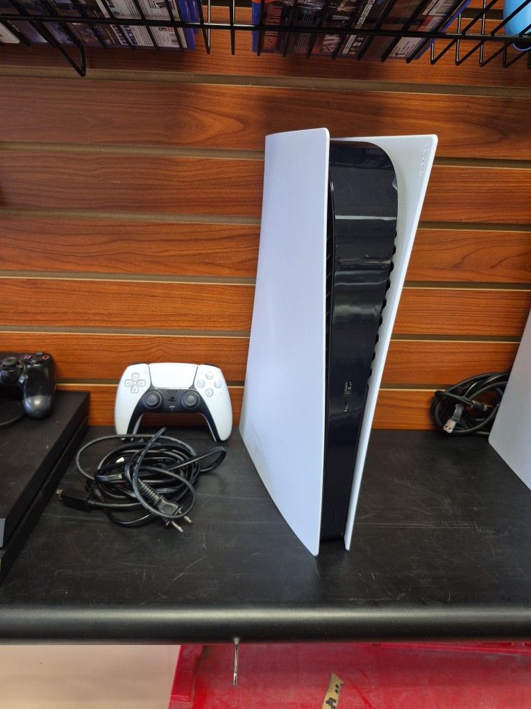 Sony PS5 Playstation 5 Digital Console 1tb With Controller 