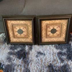 16x16 Scroll Medallion As-is