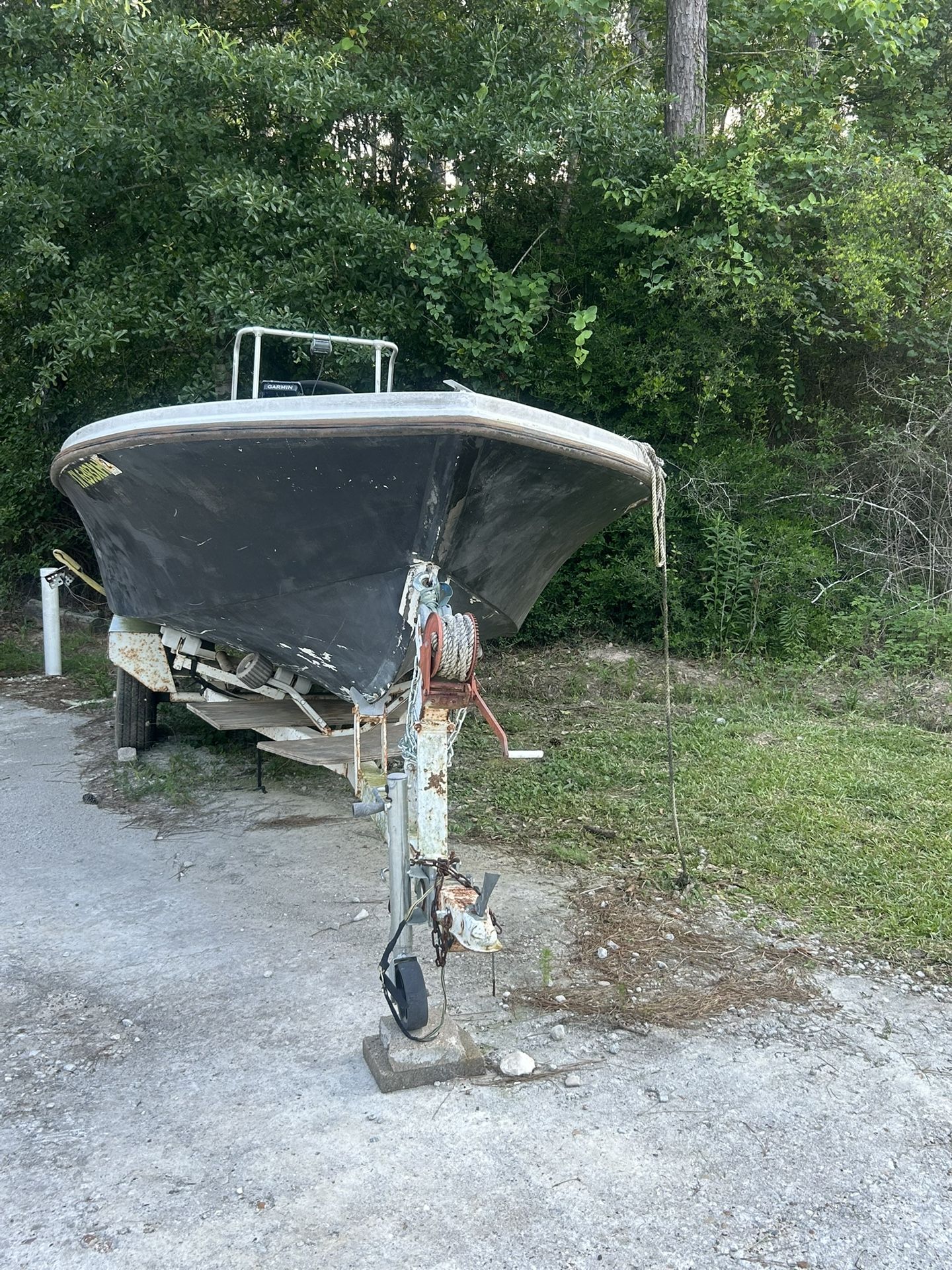 1974 Mako Boat Black 17 Foot