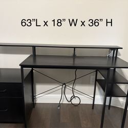 Functional Large Computer Desk 