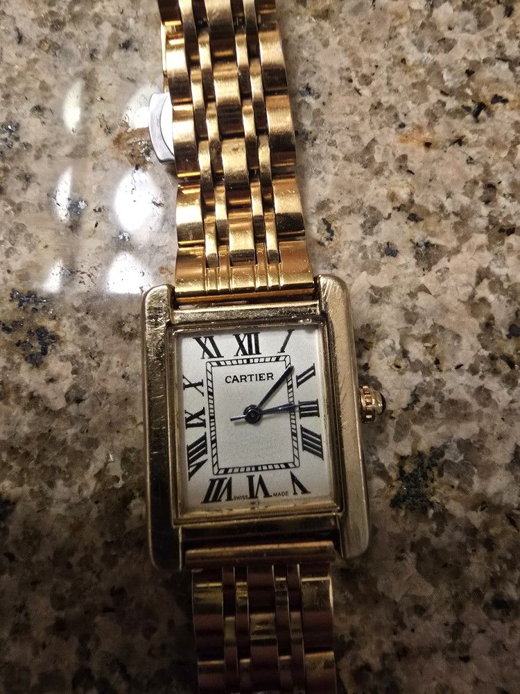 Women's Stainless  Steel  Cartier  Watch