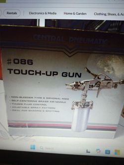 Central Pneumatic Touch Up Spray Gunn Tool