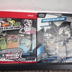 Pokémon Scarlet & Violet Black & White Bolt Flare Collector Bundle (Binder + Poster Set) NEW