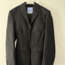 Mugler x H&M Corset-style Wool Jacket