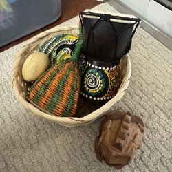 Baby Instruments Wooden Wicker 