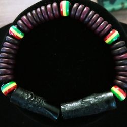Coconut African Bead Bracelet