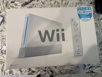 Nintendo Wii Console Box with Wii Sports