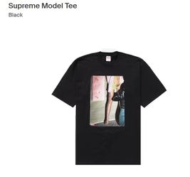 Supreme Model Tee Black Large