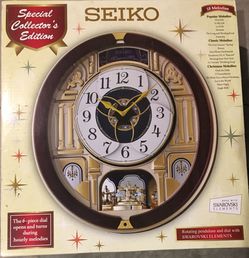 Seiko Musical Melodies in Motion wall clock with Swarovski crystals. Special  Collectors Edition for Sale in Fayetteville, NC - OfferUp