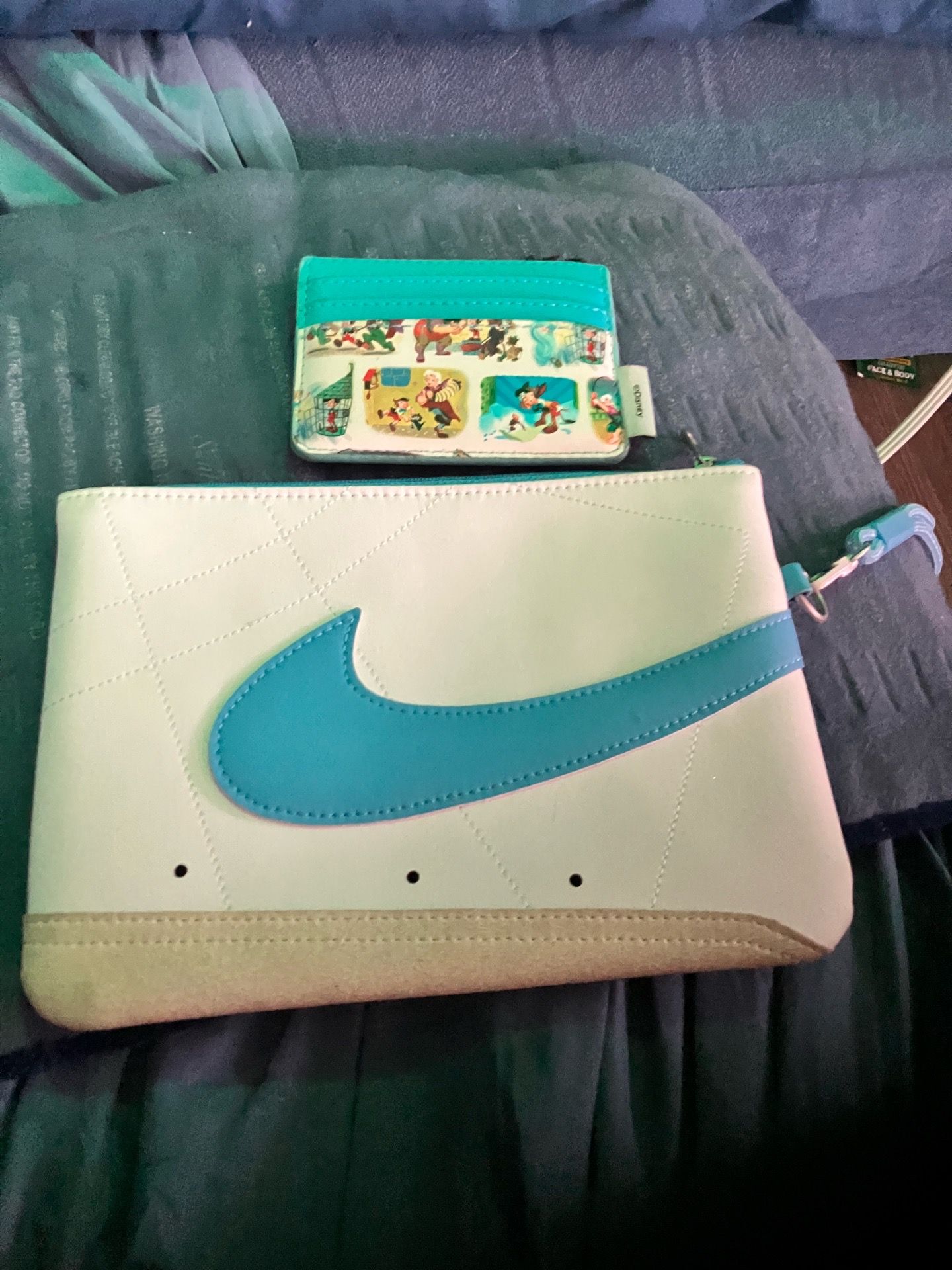 Nike wristlet and pinochlio card holder