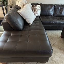 Free Leather Couch With Chaise