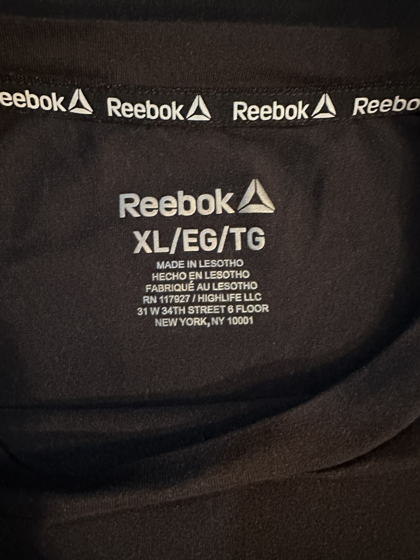 Lot Of 2 Men’s Dri-Fit Reebok Shirts