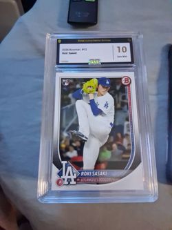 2025 rookie card Roki sasaki graded 10