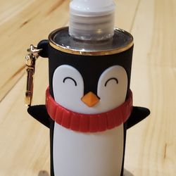 Bath & Body Works Penguin Pocketbac Spray Hand Sanitizer Holder