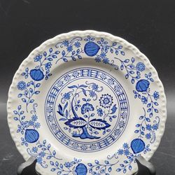 Wedgwood England Blue Heritage "Blue Onion" Appetizer Plate