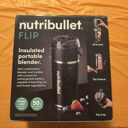 Nutribullet Flip – Insulated Portable Blender (Brand New)