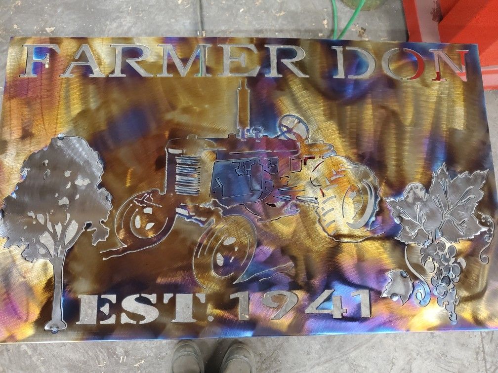 Metal Decorations Art Modern Vintage Custom Outdoor Signs And More