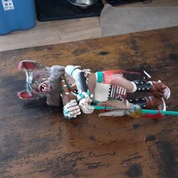 Wolf Kachina doll
