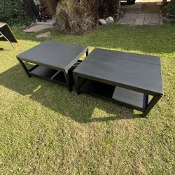 IKEA HAVSTA Solid Wood Coffee Table – Black – $100