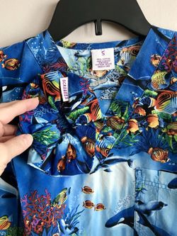 Small S.C.R.U.B.S. 4 Pc Whales Uniform Set