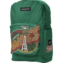 Brand New Mitchell And Ness Seattle SuperSonics Backpack