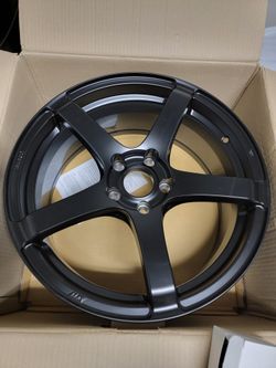 
New Enkei Kojin Matte Black Wheel/Rim 18x8J 5x114.3 5H offset 40 (contact info removed) BK