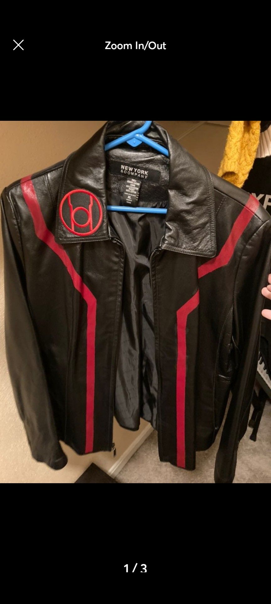 Red Lantern Leather Jacket